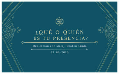 ¿Qué o quién es tu presencia?