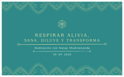 Respirar alivia, sana, diluye y transforma