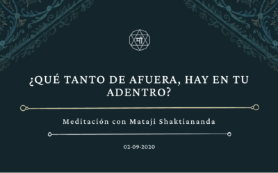 ¿Qué tanto de afuera, hay en tu adentro?
