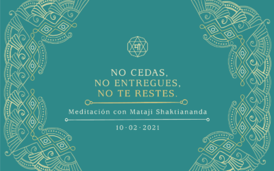 No cedas, no entregues, no te restes