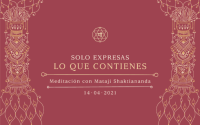 Solo expresas lo que contienes