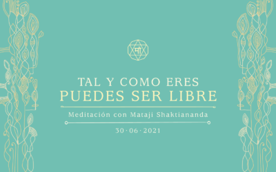 Tal y como eres, puedes ser libre