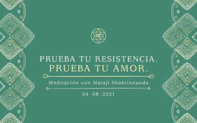 Prueba tu resistencia. Prueba tu amor
