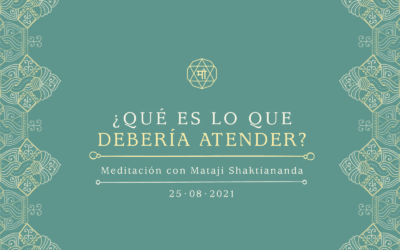 ¿Qué es lo que debería atender?