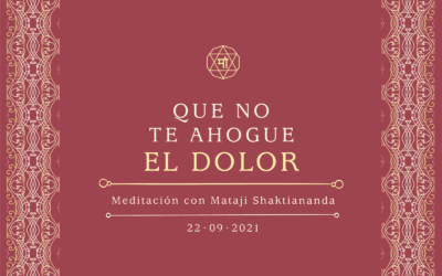 Que no te ahogue el dolor