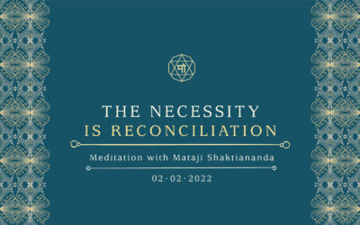 The Necessity Is Reconciliation