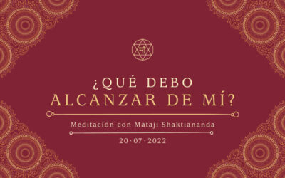 ¿Qué debo alcanzar de mí?