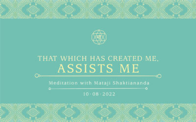 That Which Has Created Me, Assists Me