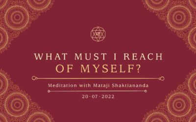 What Must I Reach of Myself?