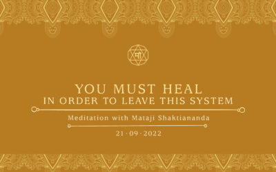 You Must Heal in Order to Leave This System