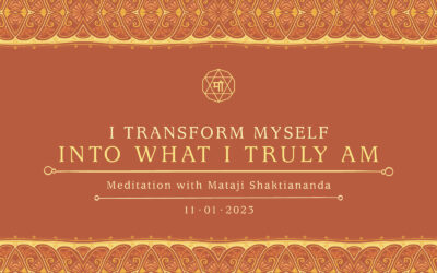 I Transform Myself Into What I Truly Am