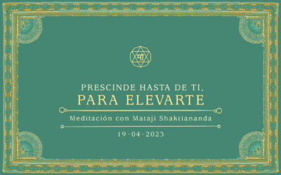 Prescinde hasta de ti para elevarte