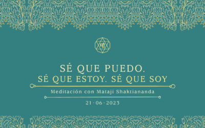 Sé que puedo. Sé que estoy. Sé que soy