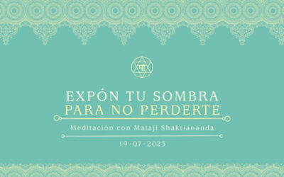 EXPÓN TU SOMBRA PARA NO PERDERTE