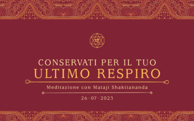 Conservati per il tuo ultimo respiro