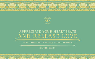 Appreciate your heartbeats and release love