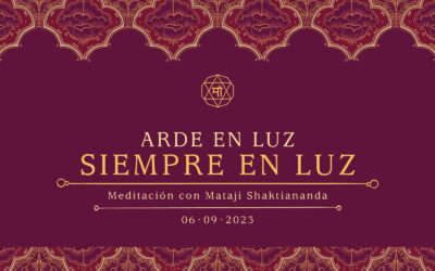 Arde en luz, siempre en luz