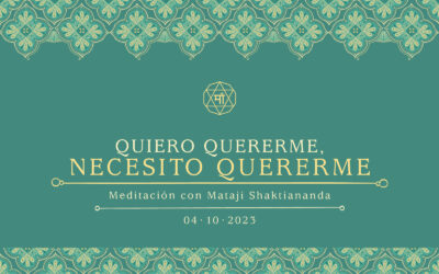 Quiero quererme, necesito quererme