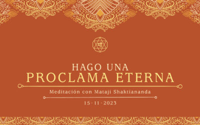 Hago una proclama eterna