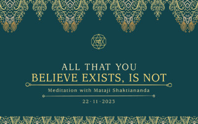 All That You Believe Exists, Is Not