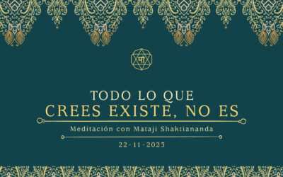 Todo lo que crees existe, no es