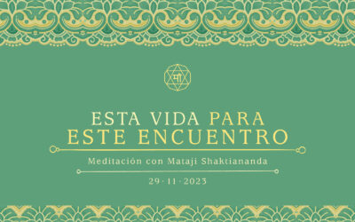 Esta vida para este encuentro