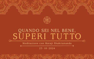 Quando sei nel bene, superi tutto
