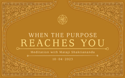 When the Purpose Reaches You
