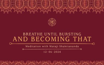 Breathe until bursting and becoming That