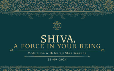 Shiva, a Force in Your Being