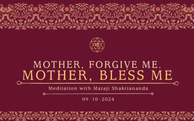 MOTHER, FORGIVE ME. MOTHER, BLESS ME