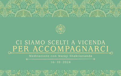 Ci siamo scelti a vicenda per accompagnarci