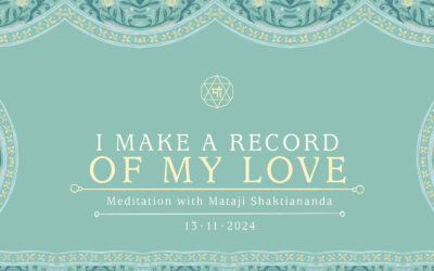 I Make a Record of My Love