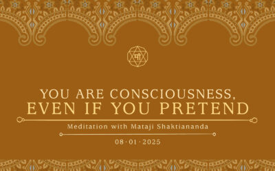 YOU ARE CONSCIOUSNESS, EVEN IF YOU PRETEND