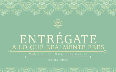 Entrégate a lo que realmente eres