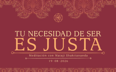 Tu necesidad de ser es justa